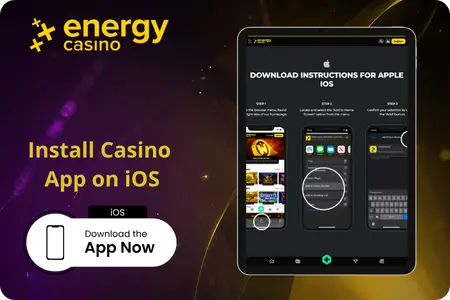 Energy Casino mobile app